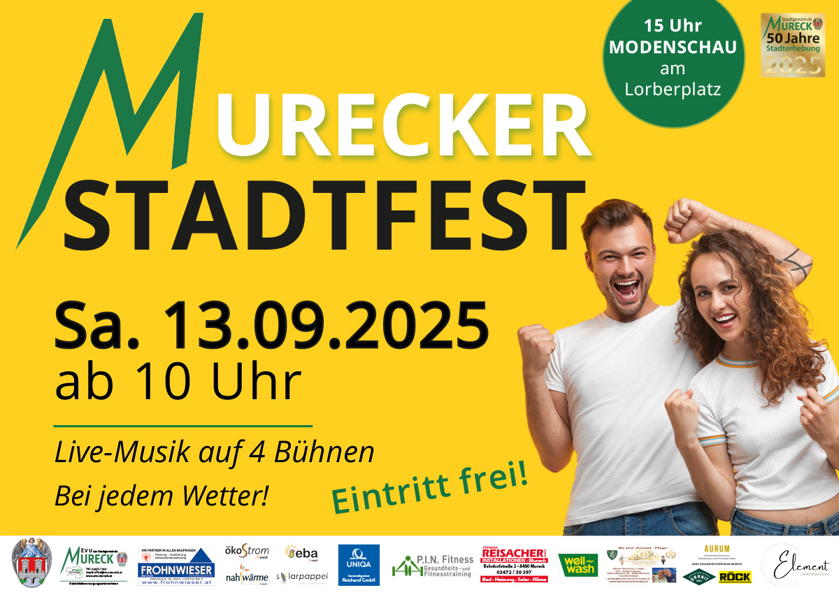 Murecker Stadtfest - 50 Jahre Stadterhebung