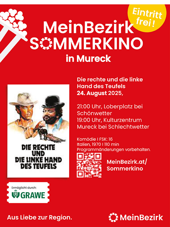 Sommerkino mit dem Film "Die rechte und die linke Hand des Teufels"