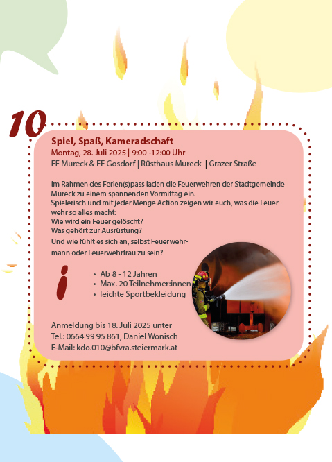 Ferien(s)pass - Spiel, Spaß, Kameradschaft