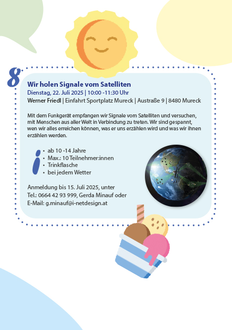 Ferien(s)pass - Wir holen Signale vom Satelliten