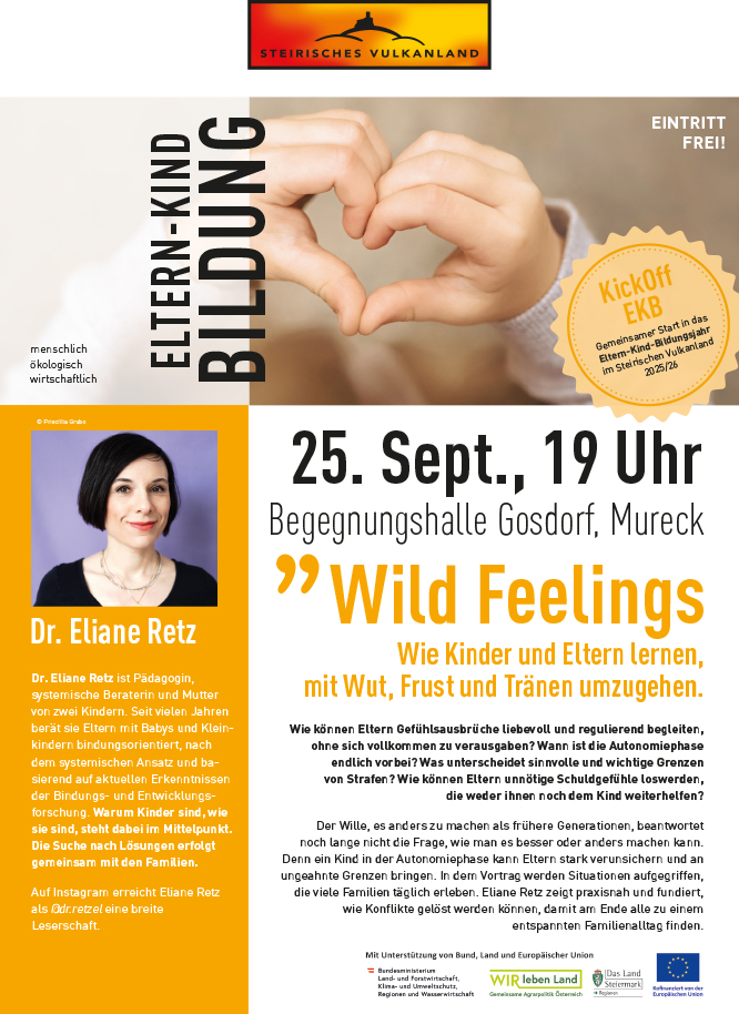 "Wild Feelings" - Wie Kinder und Eltern lernen, mit Wut, Frust und Tränen umzugehen.