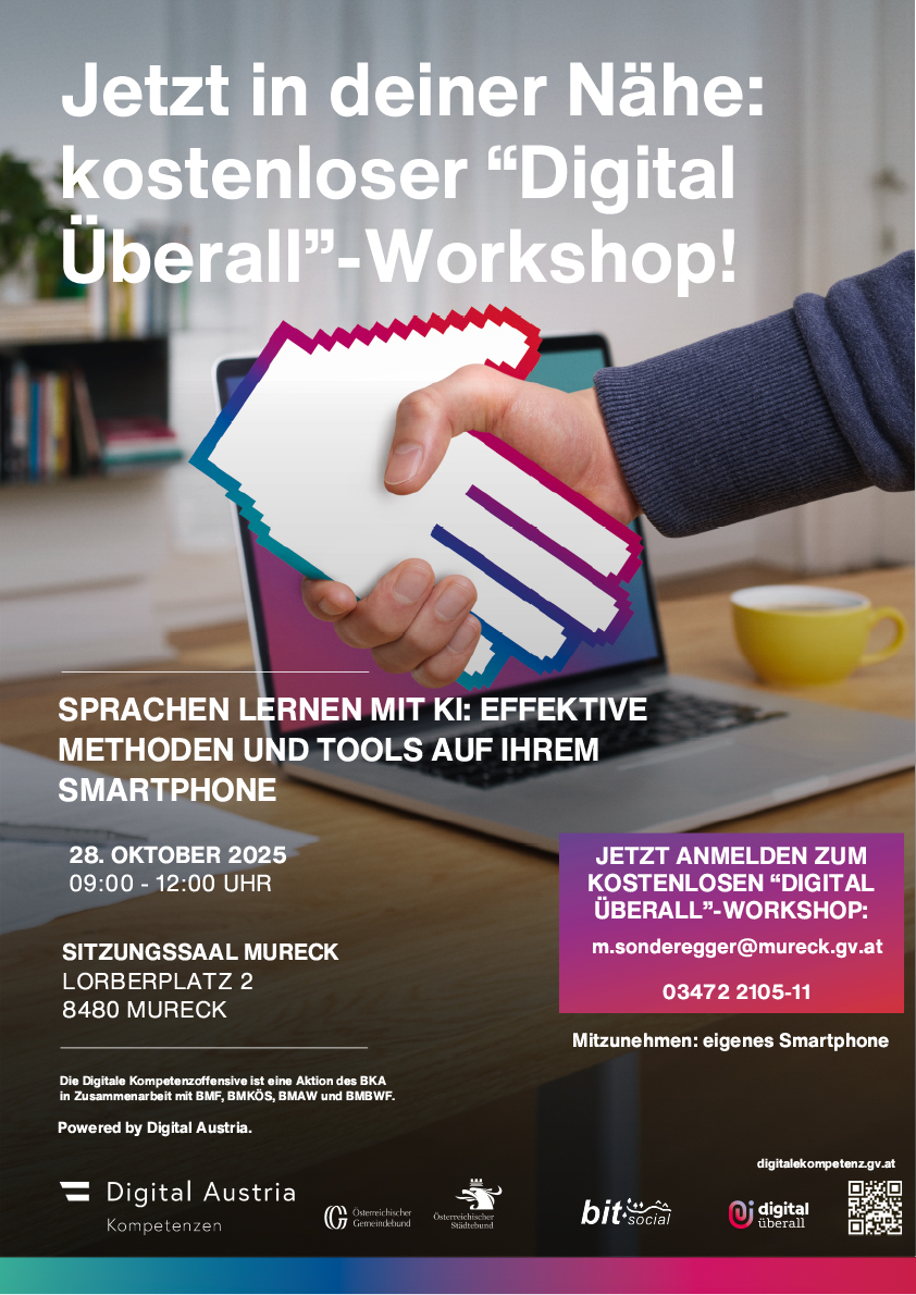Workshop „Sprachen lernen mit KI: Effektive Methoden und Tools auf Ihrem Smartphone“