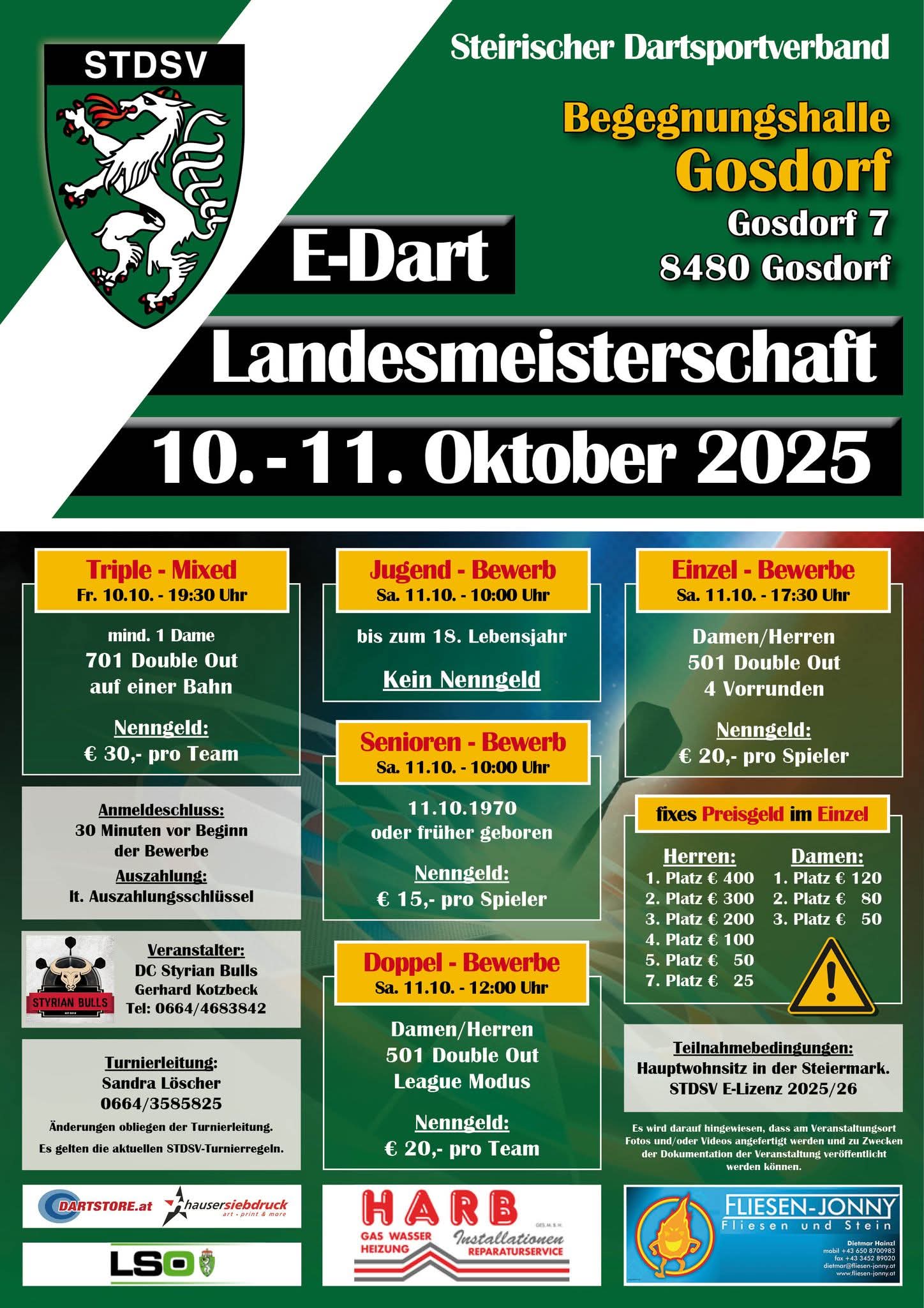 E-Dart Landesmeisterschaften