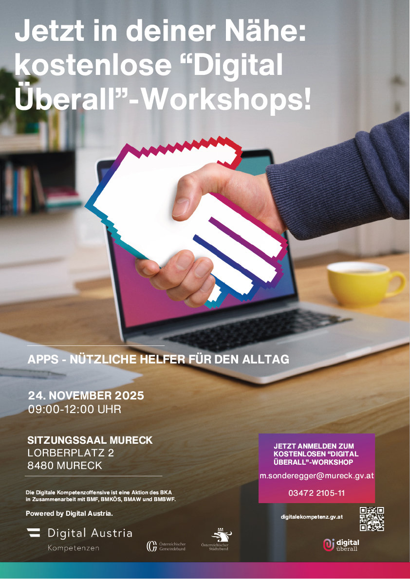 Digital Workshop - Apps Helfer für den Alltag