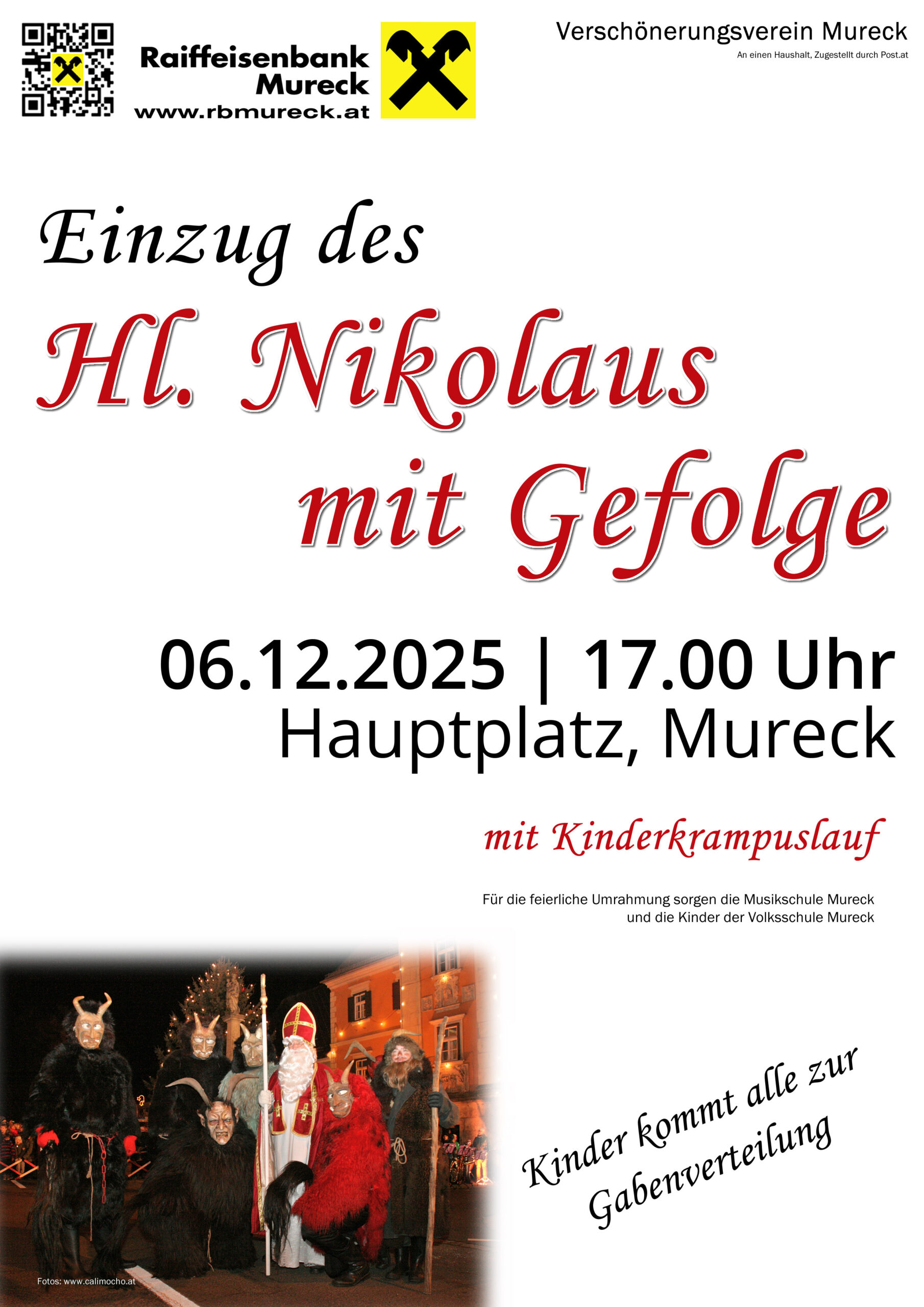 Einzug des Hl. Nikolaus mit Gefolge