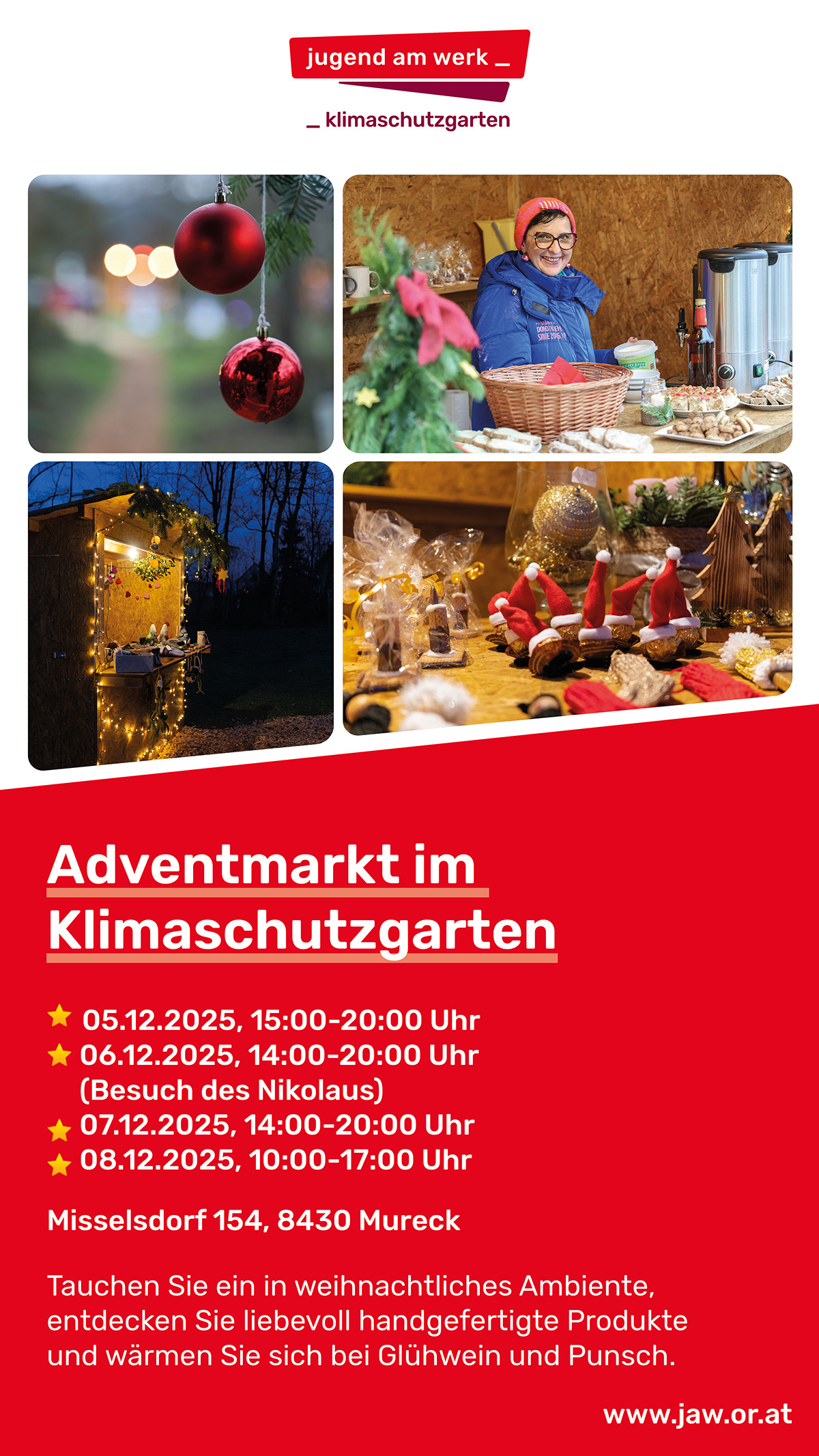 Adventmarkt im Klimaschutzgarten