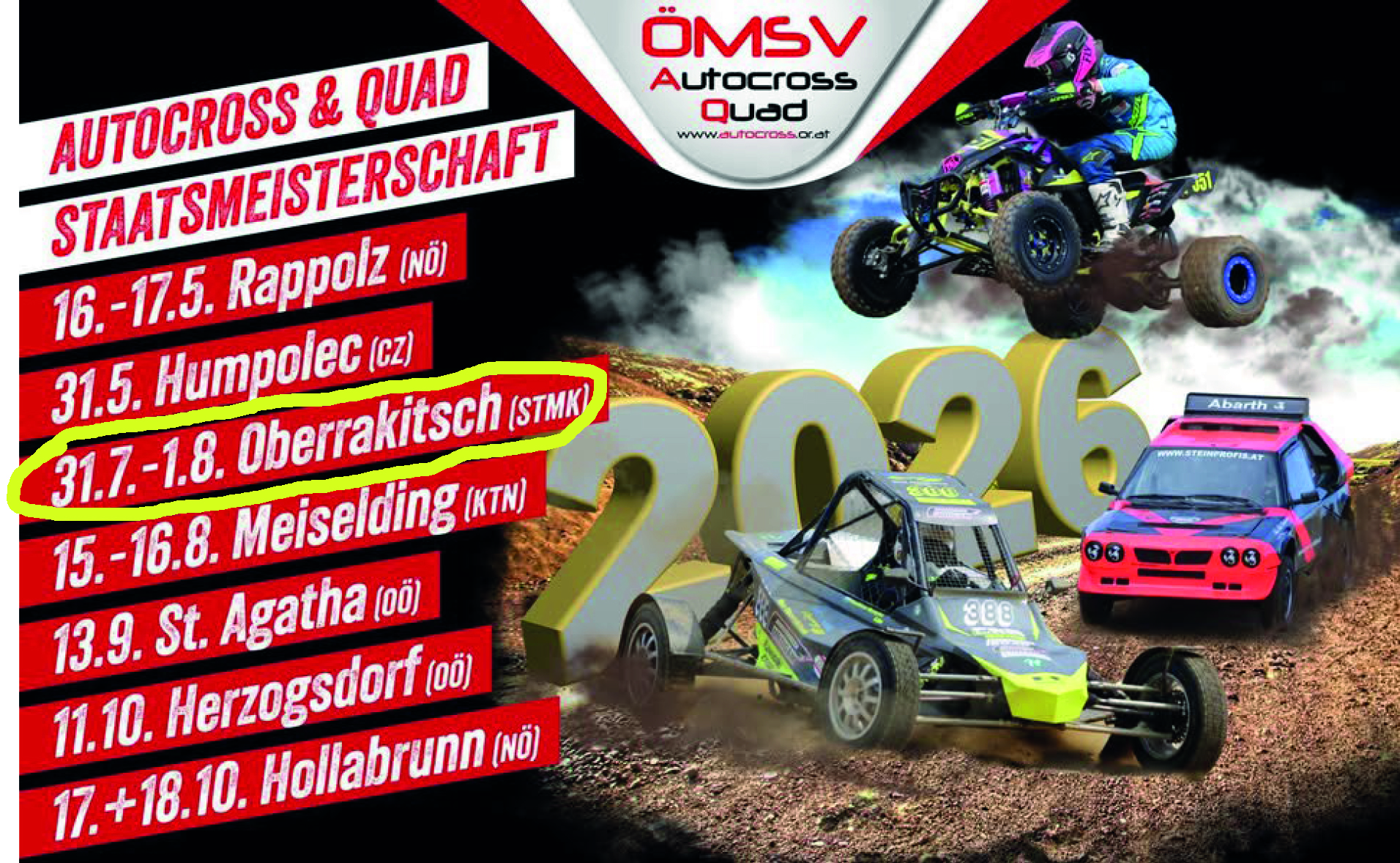 SAFE THE DATE _ Nightrace in Oberrakitsch