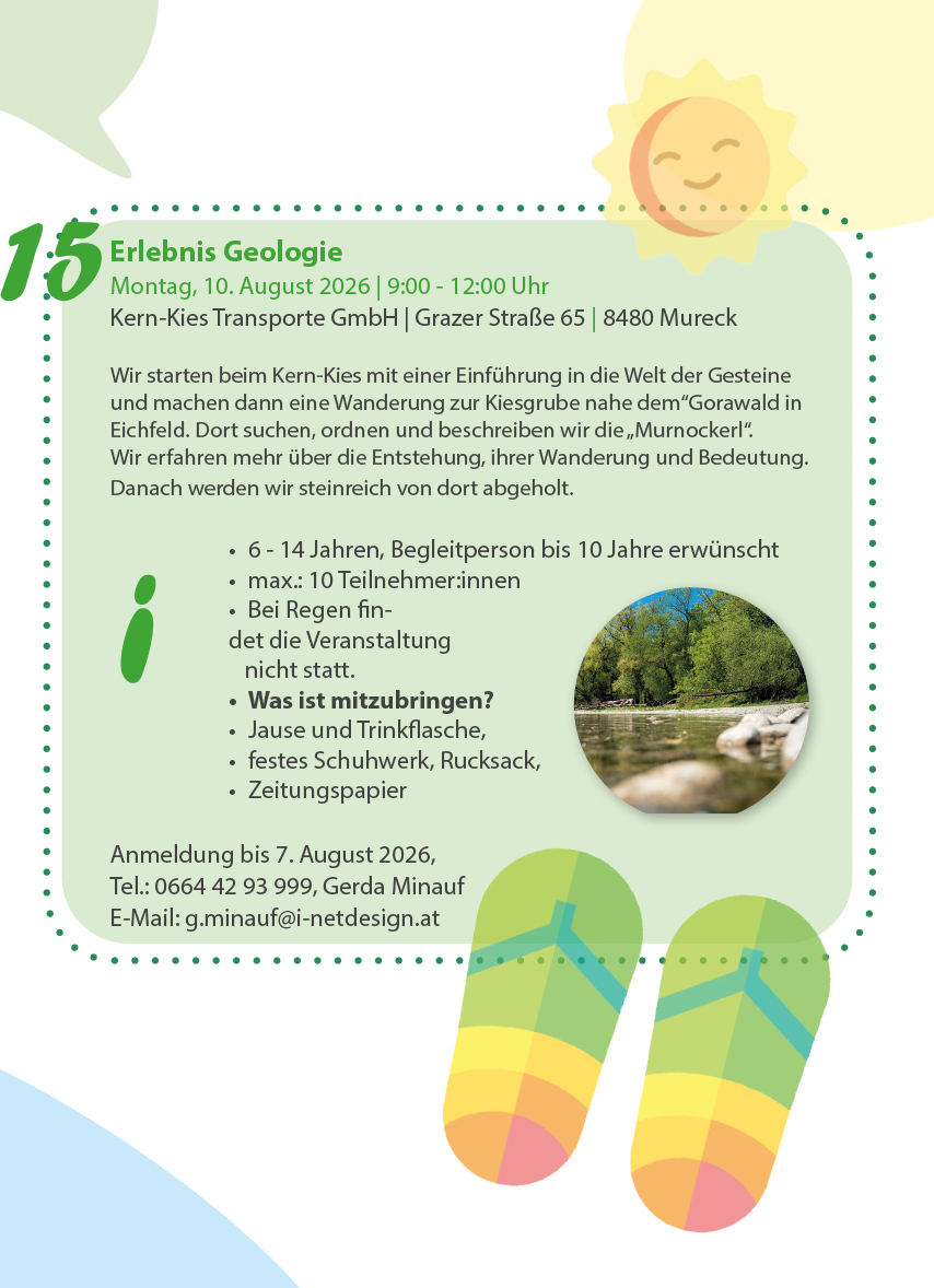Ferien(s)pass - Erlebnis Geologie
