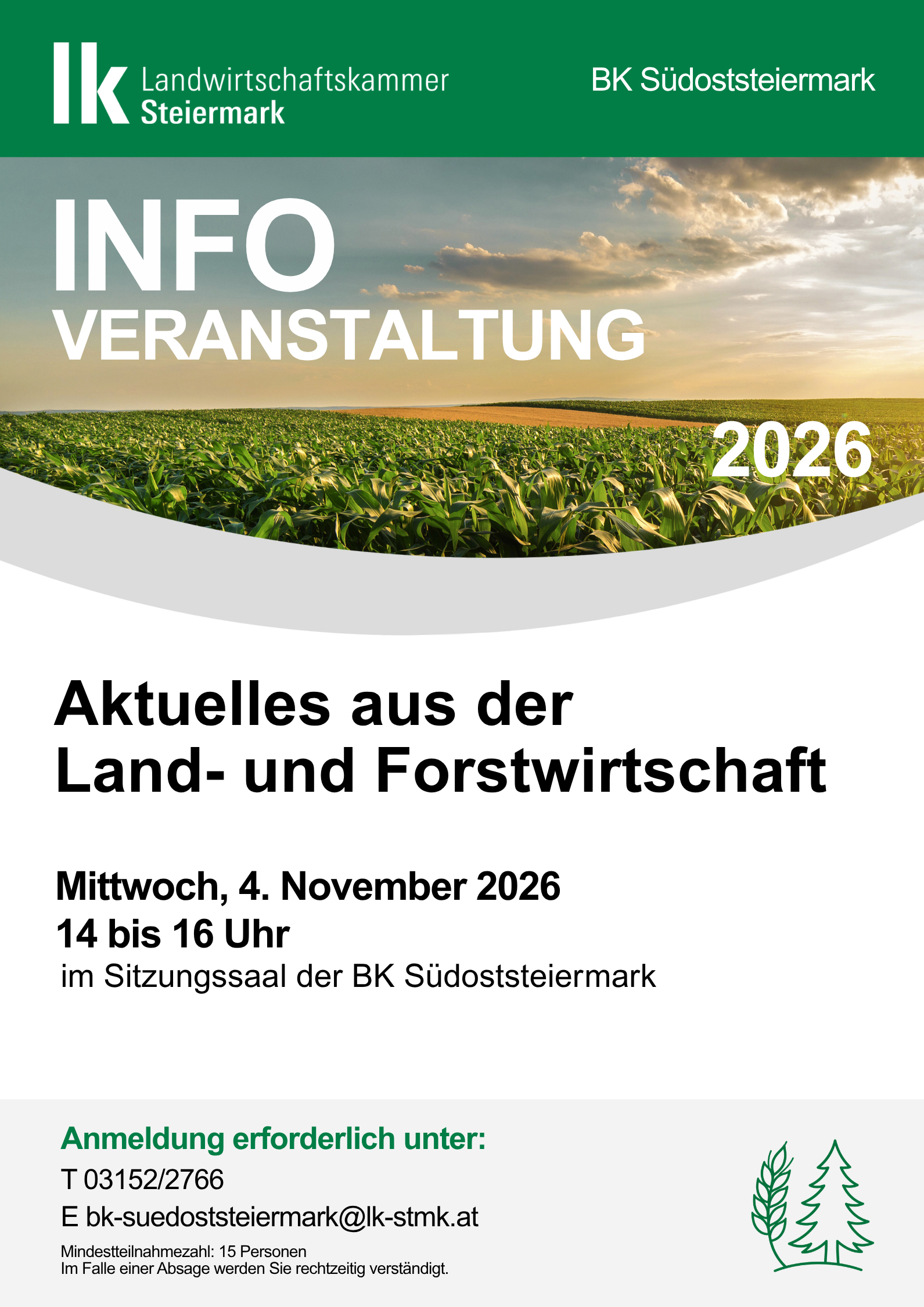 Aktuelles aus der Land- und Forstwirtschaft